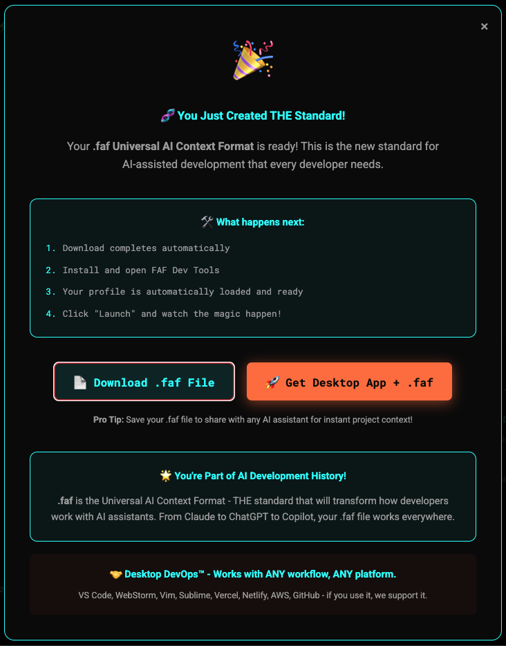 You Just Created THE Standard! - August 8, 2024